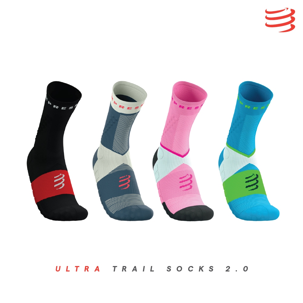 COMPRESSPORT ULTRA TRAIL SOCKS V2.0 | ถุงเท้าวิ่ง