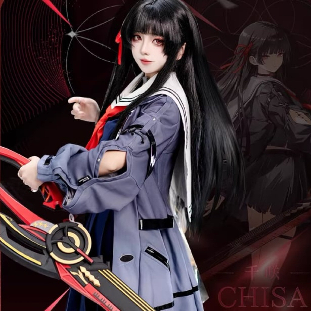 Chisa wuwa cosplay JK ชุดคอสเพลย์สไตล์ญี่ปุ่น