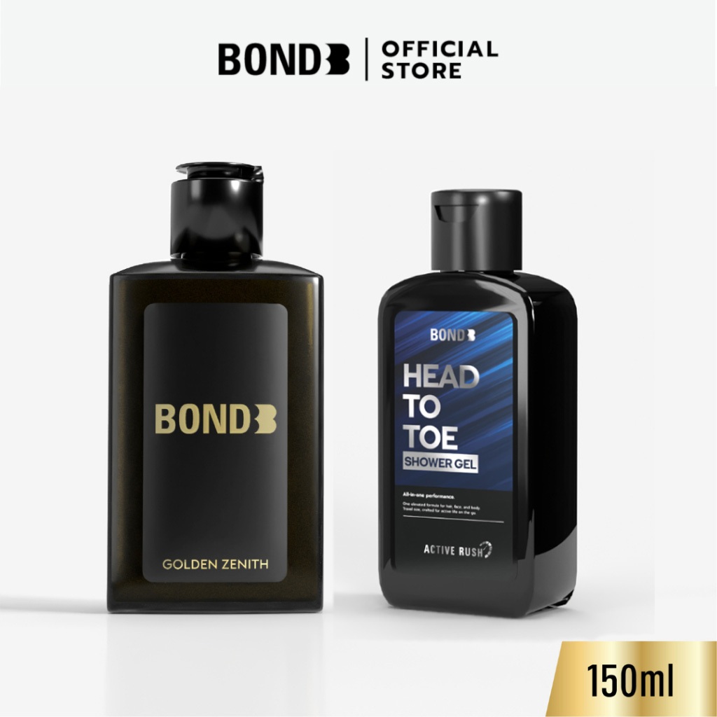 [PREMIUM PACK] BOND GOLDEN ZENITH 150 ml. + Shower Gel Head to Toe Active Rush 150 ml.