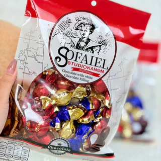 Sofaiel ช็อกโกแลตสอดไส้ไวท์ช็อก ขนาด 250 กรัม เข้มข้น หอม หวานละมุน มี ฮาลาล
