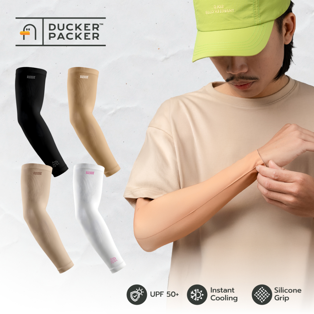 DUCKER PACKER IceShield Pro Sleeves ปลอกแขนกันแดด UV เย็นสบาย สำหรับกิจกรรมกลางแจ้ง