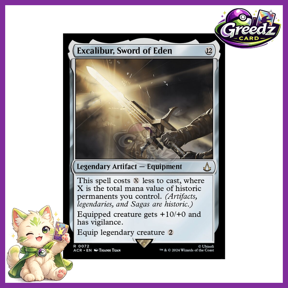 [MTG] Excalibur, Sword of Eden [Legendary Artifact] [Equipment] [R] Magic the Gathering SINGLES