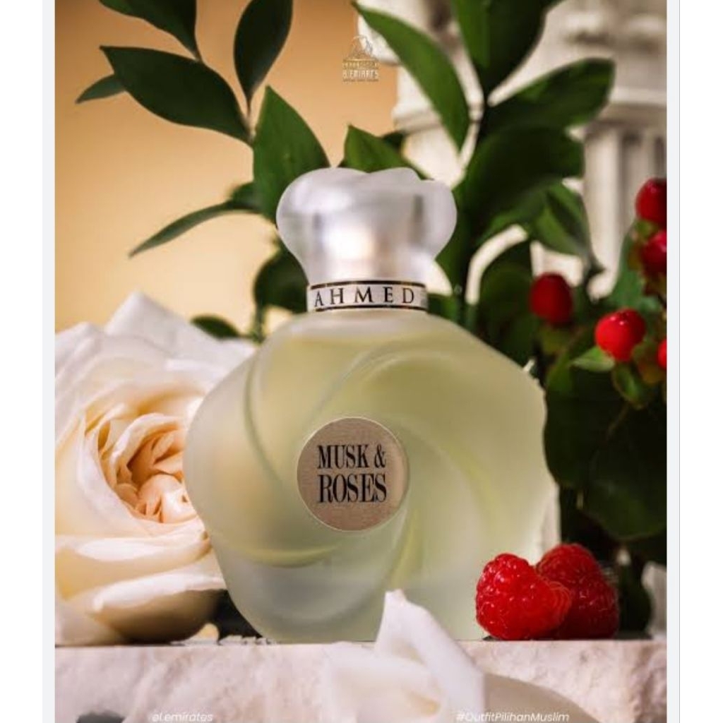 musk & roses by ahmed al maghribi arabic perfume 75ml