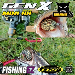 เหยื่อตกปลา เหยื่อปลอม กบยาง GEN-X MINI by FISHING EZ (ชุดตัวเบ็ด FGS V.1)
