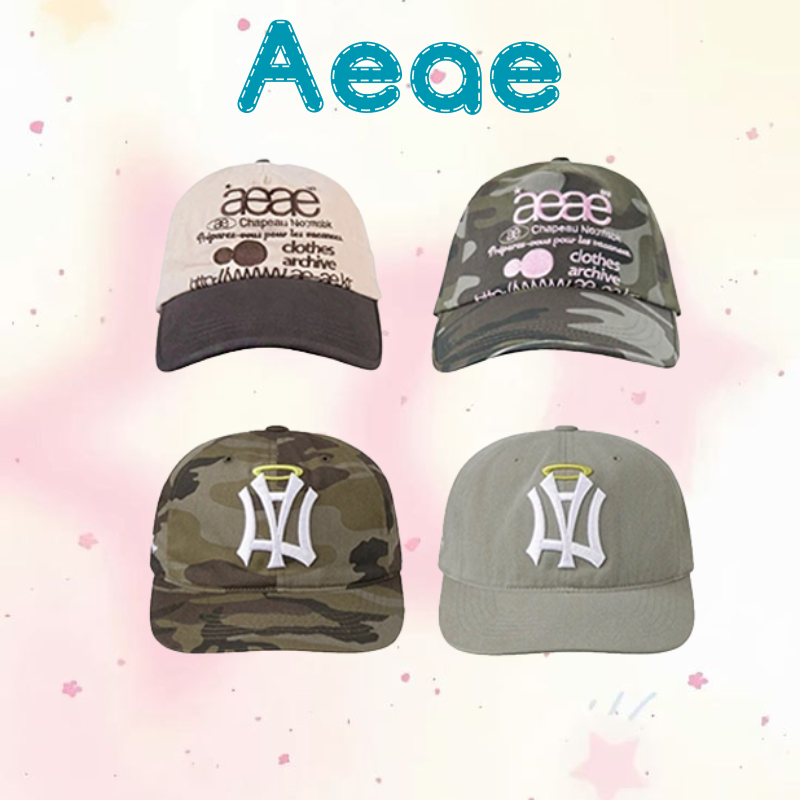 ของแท้100%✅ AEAE WEB LOGO 5 PANNEL+ 🪽 AE SYMBOL ANGEL WING CAP มีให้เลือก 4 สี