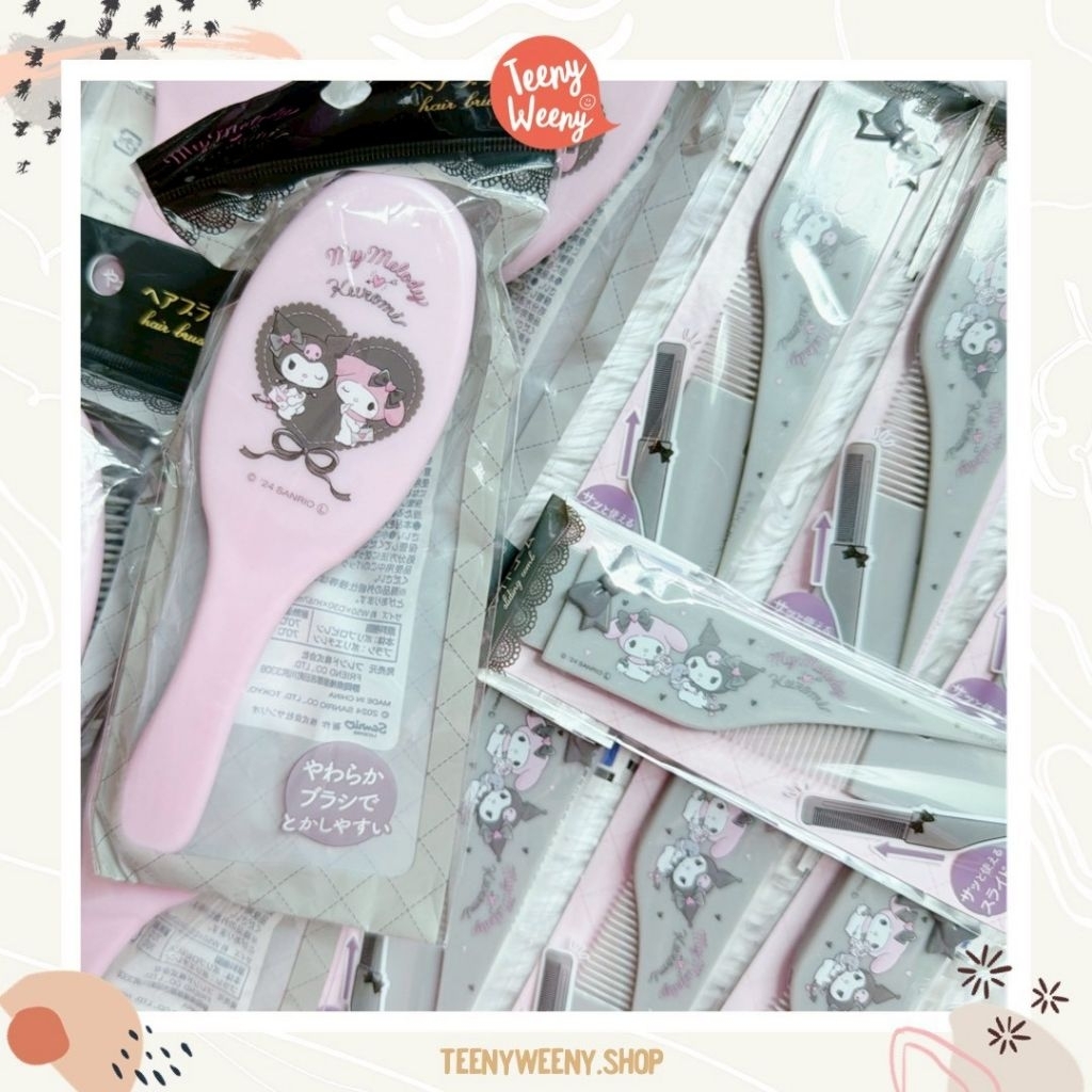 หวี My Melody & Kuromi Hair Comb Hair Brush