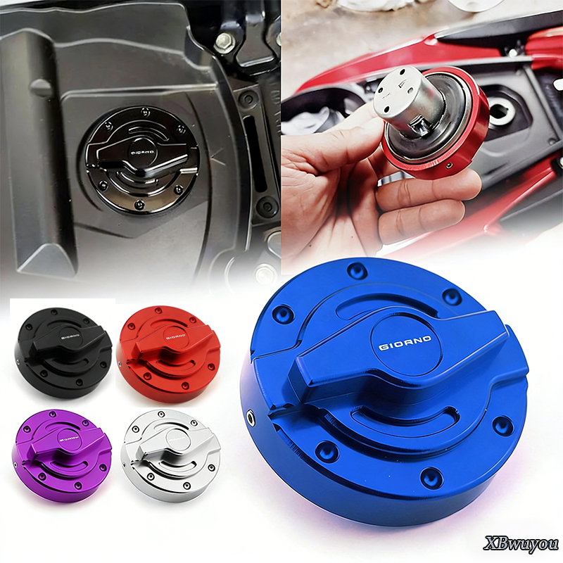 ✨COD✨สําหรับ Honda Giorno  ฝาครอบแก๊สรถจักรยานยนต์ CNC อลูมิเนียมการใช้ถังฝาครอบ
