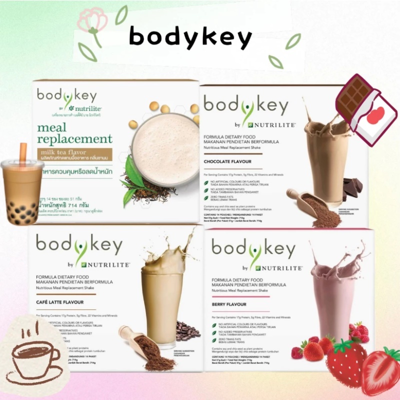 ใหม่ !! Amway bodykey บอดี้คีย์ นิวทริไลท์ผลิตภัณฑ์ทดแทนมื้ออาหาร ของแท้ 100% Exp:08/2027