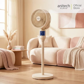Anitech พัดลมตั้งพื้น 10 นิ้ว รุ่น SF400 กำลังไฟ 40W ปรับแรงลมได้ 3 ระดับ ดีไซน์สวย กะทัดรัด ประหยัดพื้นที่