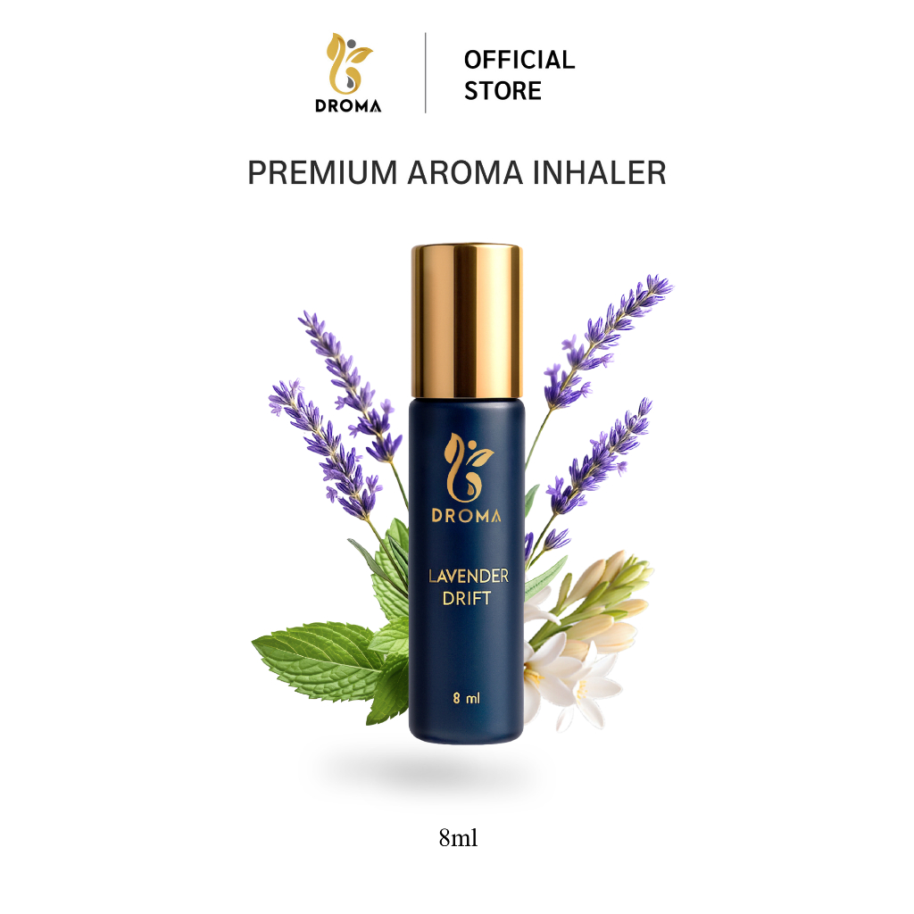 DROMA Aroma Roll-On 8 mL (เลือกกลิ่นได้) | อโรม่าพกพา กลิ่นหอมเพื่อความผ่อนคลาย