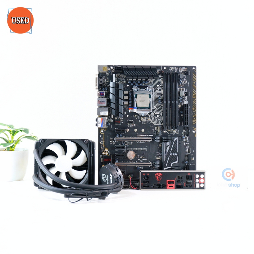 ชุดซีพียูเมนบอร์ดพร้อมชุดน้ำ CPU: I5-6500+MB: MSI Z170A GAMING PRO CARBON+LC: THERMAL TAKE WATER 3.0