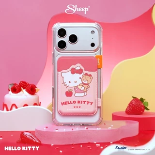 [MS Wallet Hello Kitty] Hello Kitty Collection MS Wallet ที่ใส่บัตรแม่เหล็กแปะหลังโทรศัพท์ สำหรับเคสแม่เหล็ก ลายคิตตี้