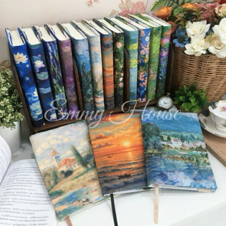 ✨ ปกหนังสือผ้า | ปกผ้าใส่หนังสือ ลายภาพวาดศิลปะ | Book Cover ♡ʕ·ᴥ·ʔ📚 | ขนาด A5