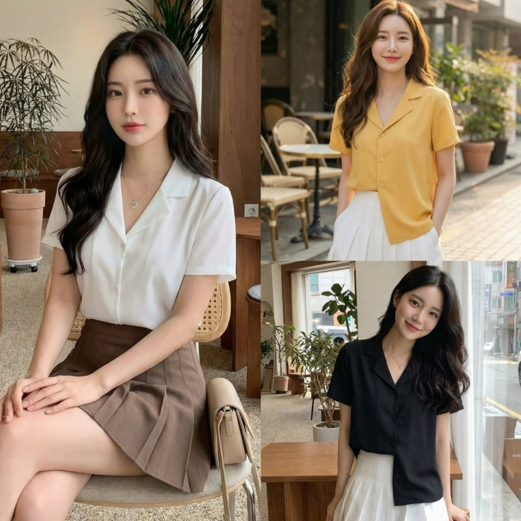 เสื้อคอปกสูท รุ่น Basic shirt Havaii