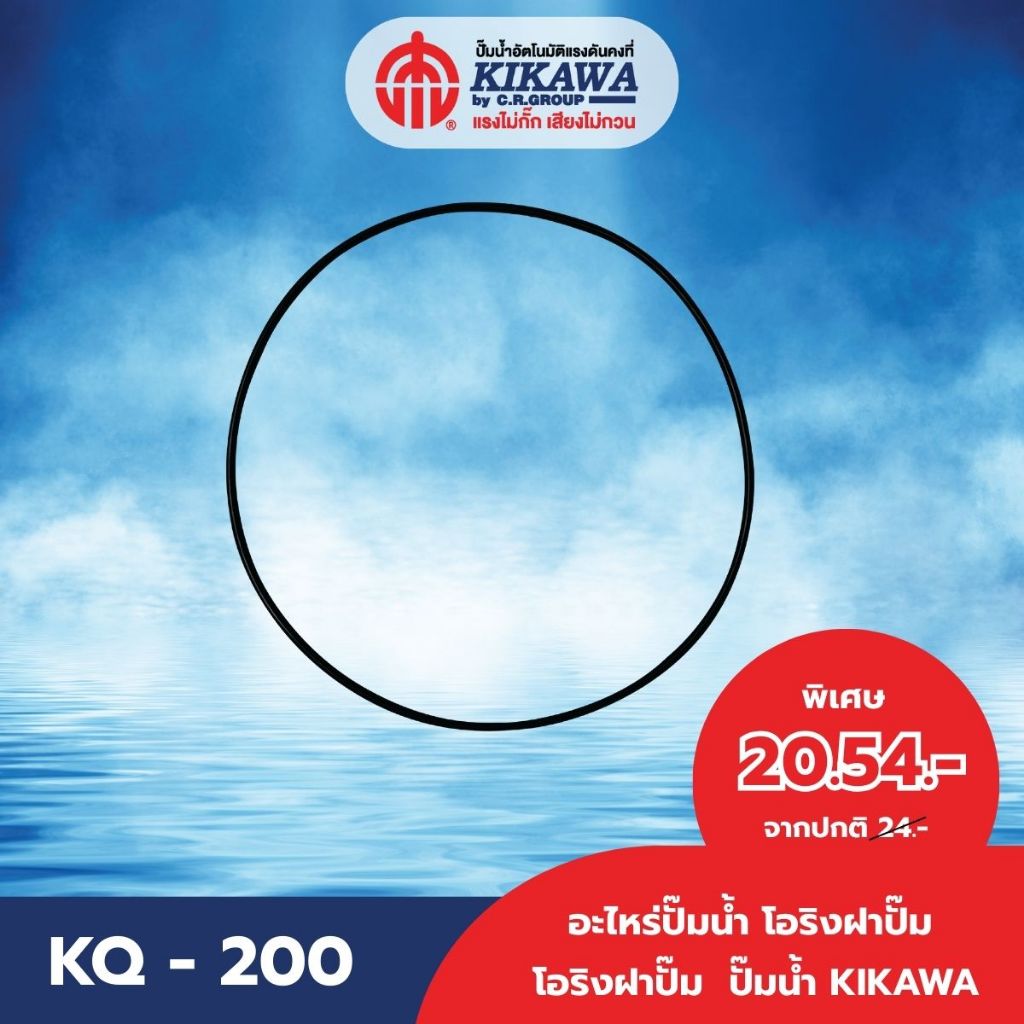 KIKAWA โอริง โอริงปั๊มน้ำ โอริงฝาปั๊มน้ำ KIKAWA