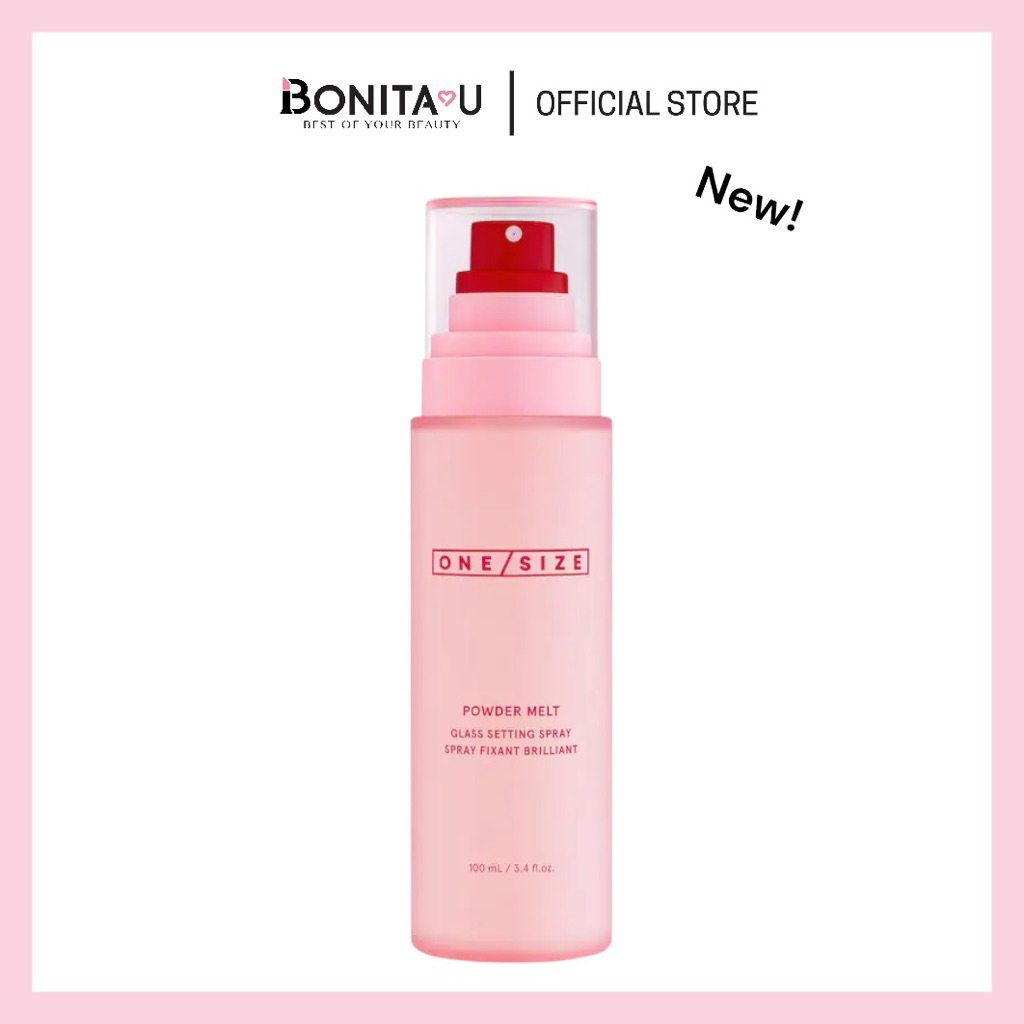 ⚡️ส่งทันที⚡️ ONE/SIZE Powder Melt Glass Setting Spray ขนาด 100ml. #สเปรย์เซ็ตเมคอัพ