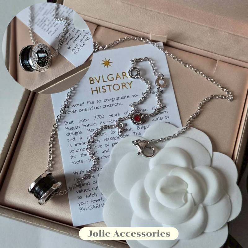 (B21) สร้อยคอ B เกรด Ori 1:1  สินค้าพร้อมส่ง ราคาถูก มีปั๊มแบรนด์  งานสวยคุณภาพดี ♡