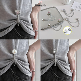 ในไทย-พร้อมส่ง✨โซ่ แม่เหล็ก หัวเข็มขัด น่ารัก ข้อมือ แบบตายต…