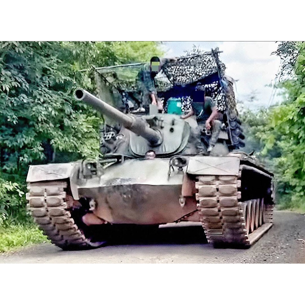 โมเดลจำลอง รถถัง M48A5 ทบ.ไทย ลายพรางปัจจุบัน ขนาด 1/144