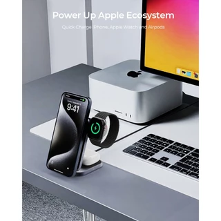 AUKEY แท่นชาร์จไร้สาย Qi2.2 25W 3 in 1 MagFusion Z Plus Foldable Wireless Charger Station LC-MC312P