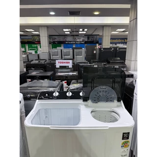 HITACHI เครื่องซักผ้า 2 ถัง รุ่น LTT12JWT ขนาด 12 โล รับประกันมอเตอร์ 10 ปีเต็ม