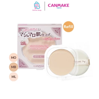 CANMAKE Marshmallow Finish Powder Refill แป้งอัดแข็งไม่ผสมรองพื้น