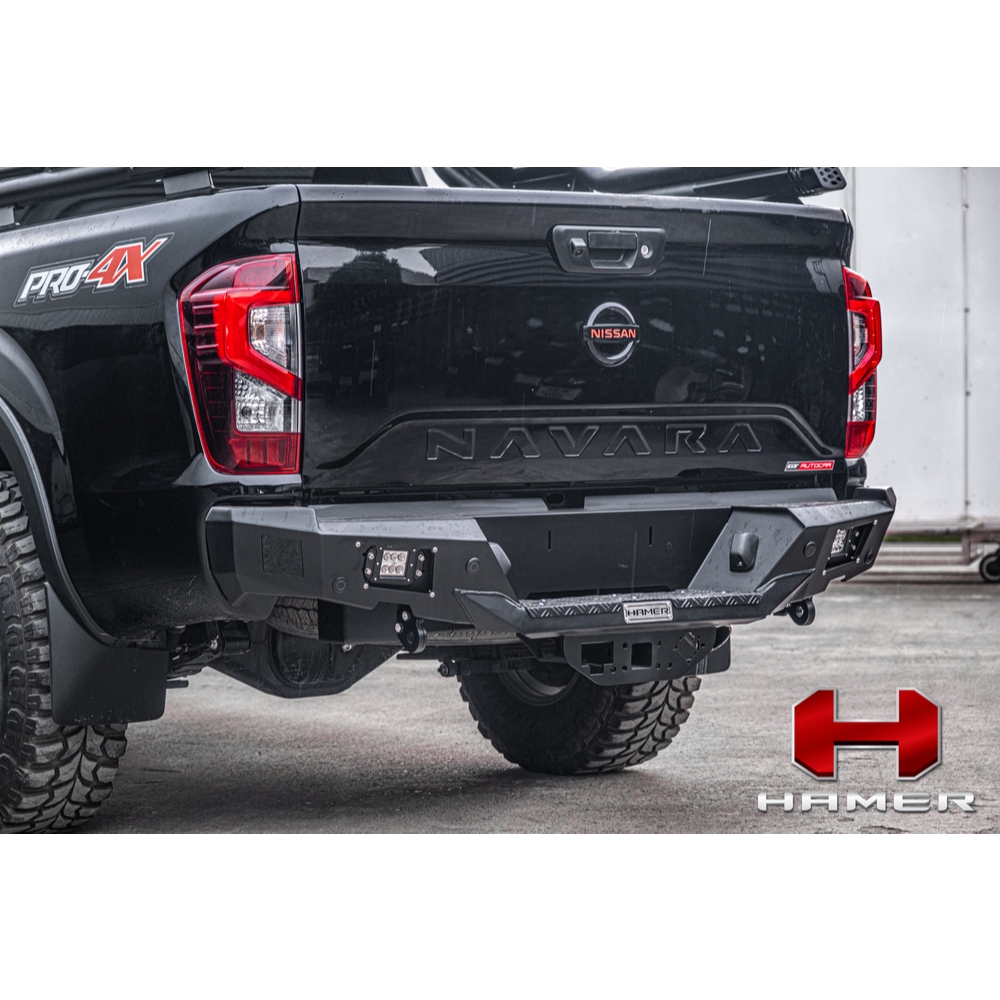 HAMER4x4 กันชนท้ายกันชนหลังรุ่น NOVA SERIES ของรถ NISSAN NAVARA PRO4X ปี2020+