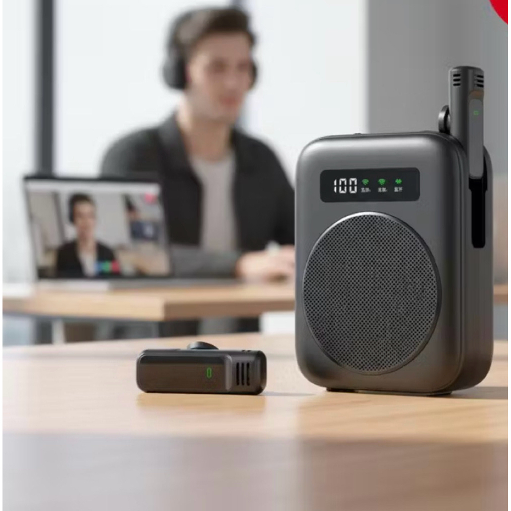 ลำโพงพกพา พร้อมไมค์ลอย M10 บลูทูธ
