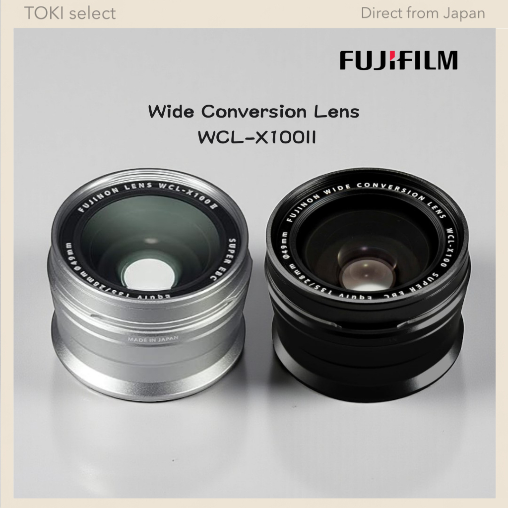 Fujifilm WCL-X100II Wide Conversion Lens Silver / Black for X100F X100T X100S X100 – โปรปัง