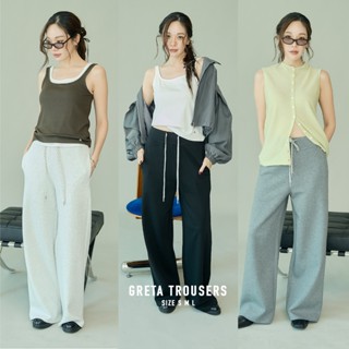 [GRETA TROUSERS] กางเกงผ้ายืดเนื้อหนากำลังดี ทิ้งตัวสวย ใส่ส…