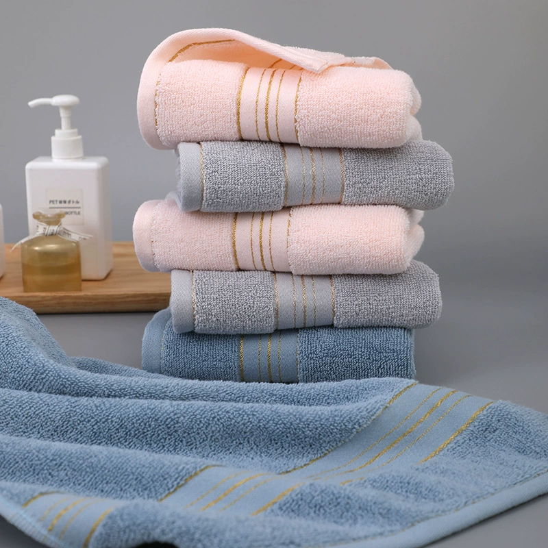 🔥COD🚚 ผ้าเช็ดหน้า และ เช็ดผม 35x70cm ผ้าฝ้ายแท้ 100% นุ่มสบายผิว แห้งเร็ว มีสีให้เลือกหลากหลาย