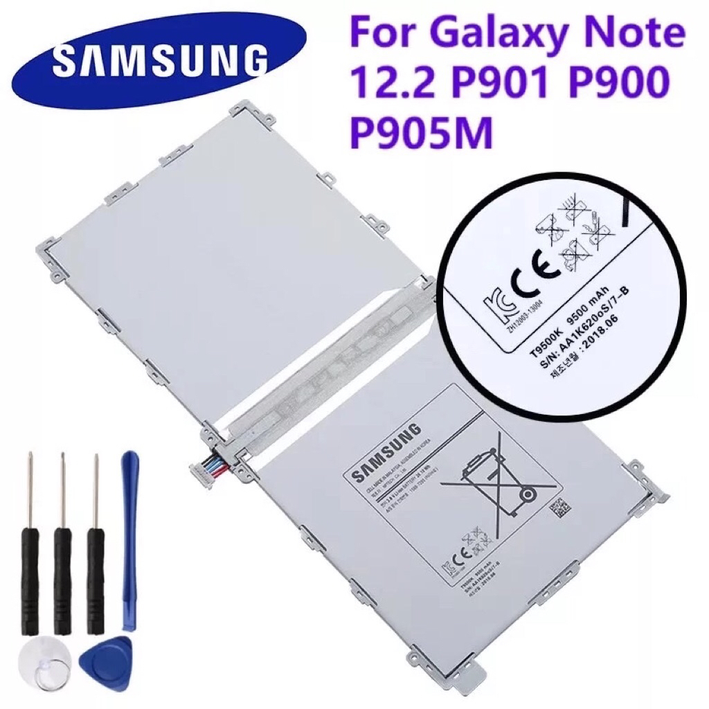แบตเตอรี่ SAMSUNG Galaxy Tab Note 12.2 P900 P901 P905 T9500C T9500E T9500U SM-T900 SM-P900 SM-P905 9