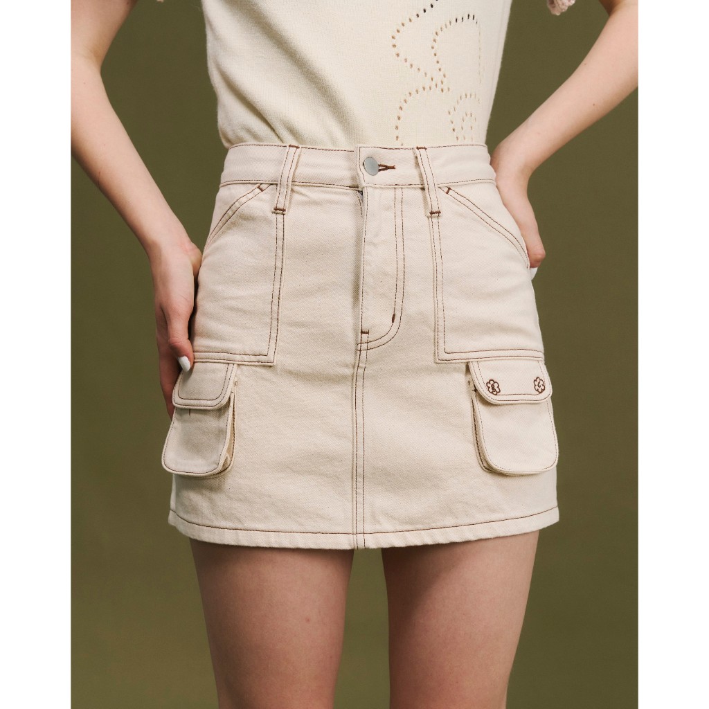 (พร้อมส่ง) POTTER JEAN SKORT (ดูสะโพกเป็นหลัก)