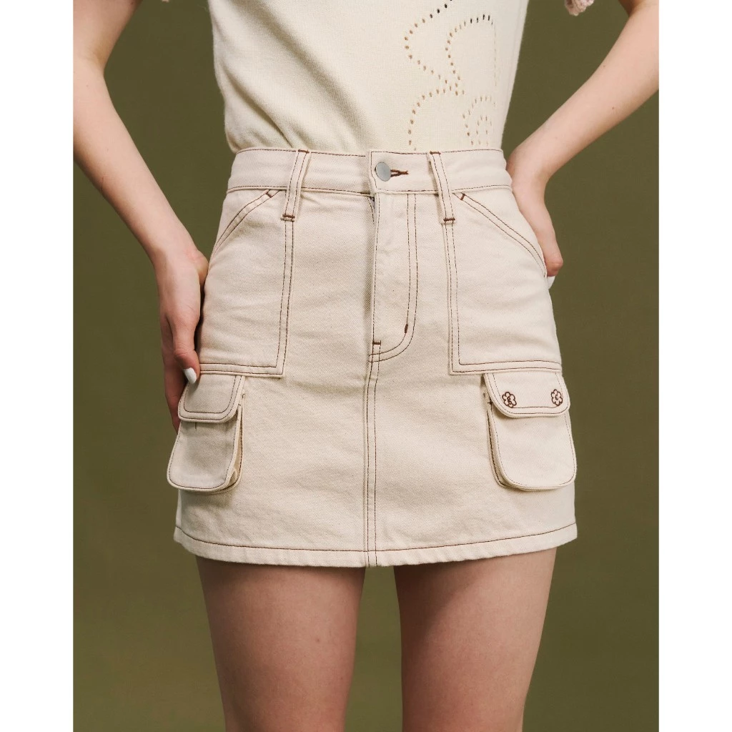 (พร้อมส่ง) POTTER JEAN SKORT (ดูสะโพกเป็นหลัก)