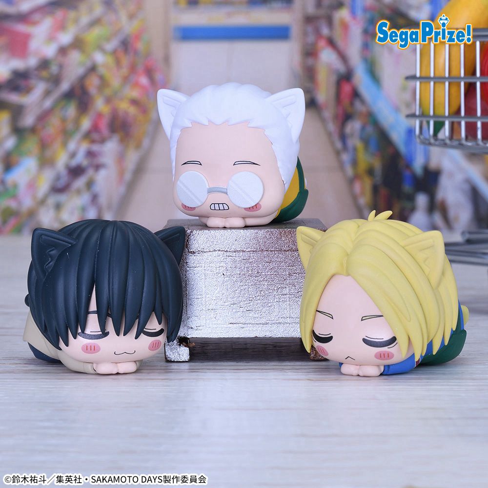 (พร้อมส่ง 22/03) มินิฟิกเกอร์ Sakamoto days Shin Nagumo Ohiruneko แมวหลับ SEGA mini figure