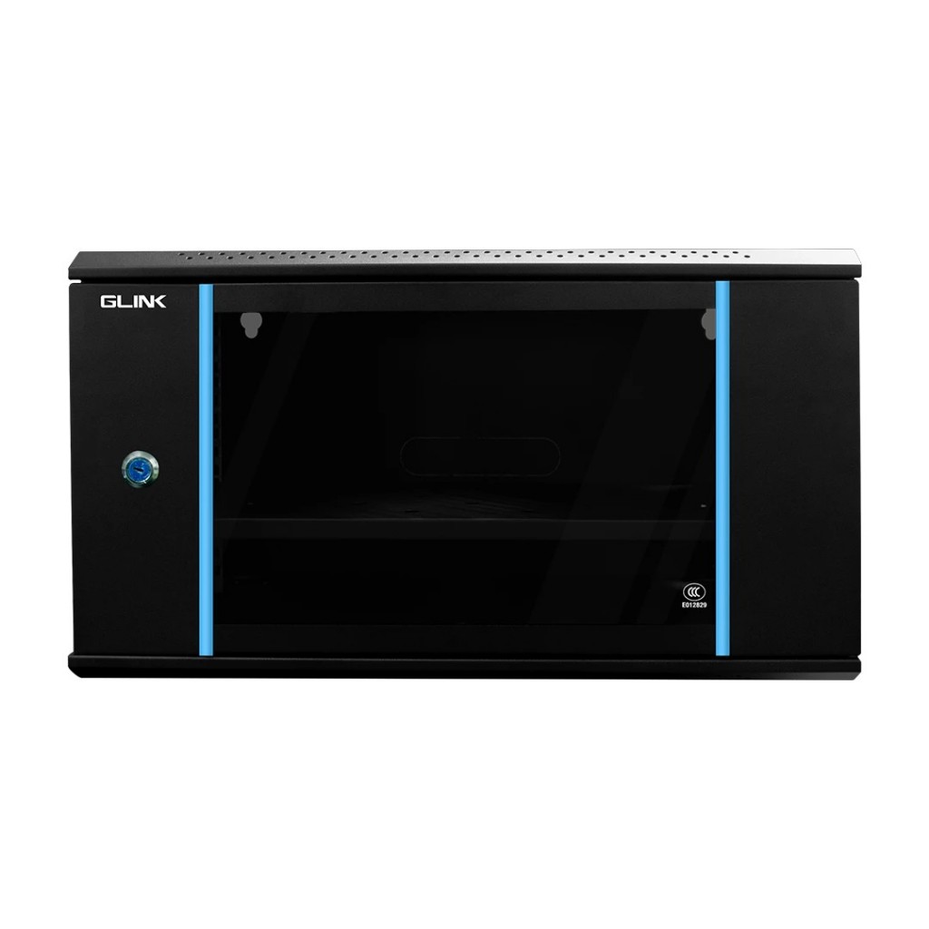 GLINK Acrlyic Door Wall Rack CABINETS NETWORK LC-6U-40 รุ่น LC6U40 BLACK/WHITE