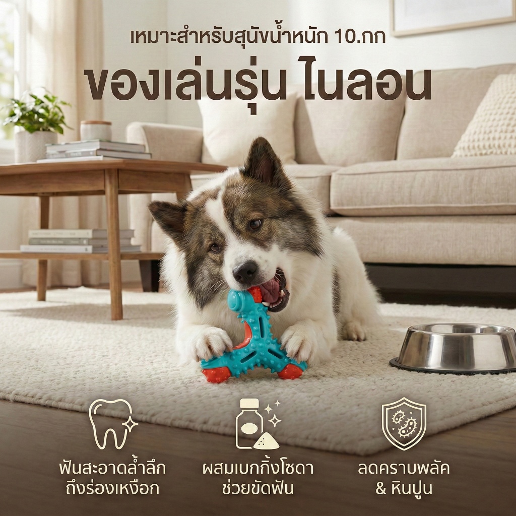 [แบรนด์แท้ USA🇺🇸] Arm and Hammer Nubbies ของเล่นสุนัข ดูแลเหงือกและฟัน Wish Bone ไก่