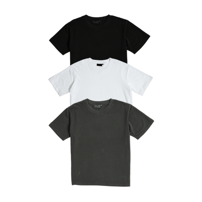 XR OVERSIZE MIDTIER BLANK TEE / เสื้อยืดโอเวอร์ไซส์ผ้ามิดเทียร์ (ป้ายดำ)