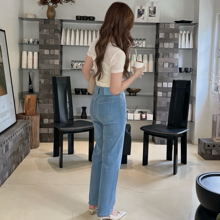urban apparels | denim ep.9 กางเกงยีนส์ขากระบอกเล็กทรง straight ผ้ายืดญี่ปุ่น