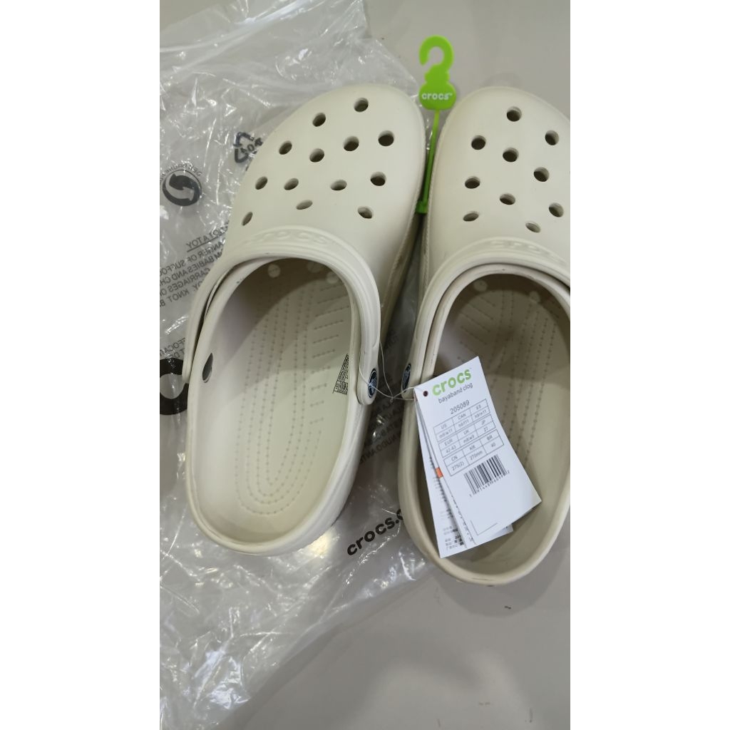 รองเท้าแตะ CROCS ลอง1ครั้งถ้วน น้ำหนักเบา ส้นสูง ใส่สบาย ไซส์ m9w11