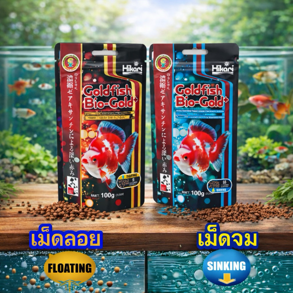 Hikari Goldfish Bio-Gold+ อาหารปลาทอง สูตรแดงเร็วขึ้น เข้มสด คม ชัด ด้วยซีแซนที่นเข้มข้นกว่าเดิม