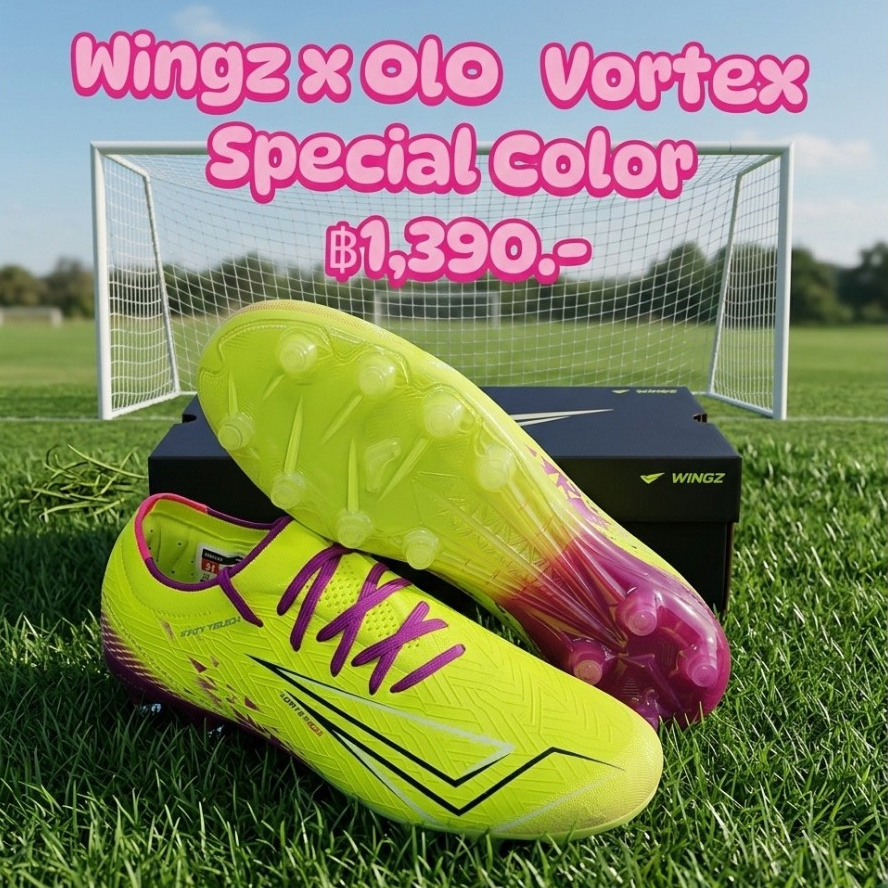 รองเท้าสตัด Wingz x OlO รุ่น Vortex Special Color 38-45 พร้อมส่ง