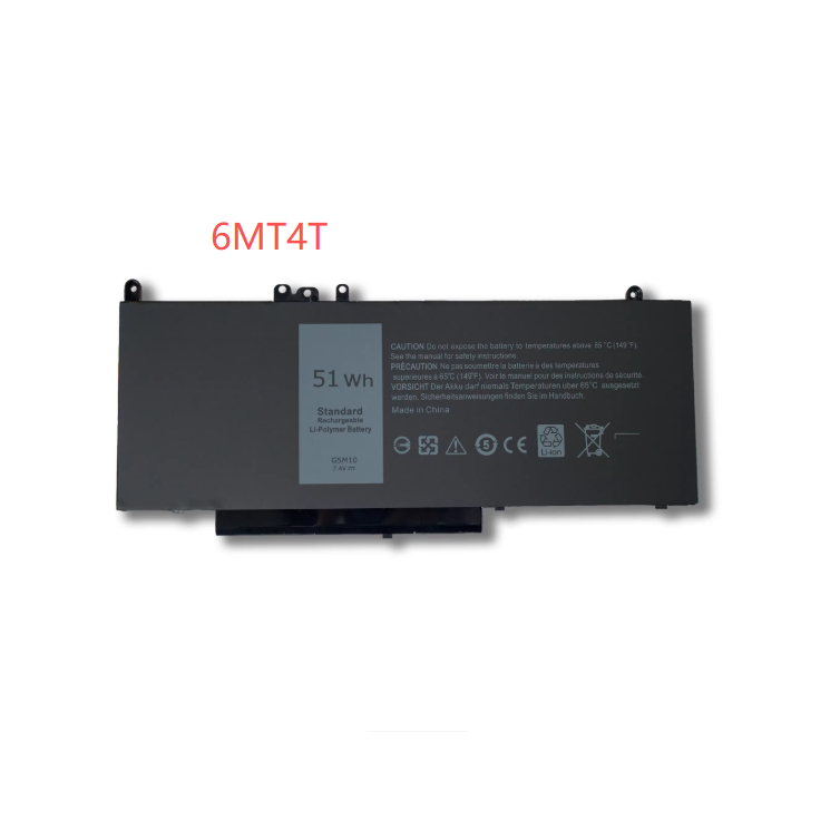 แบตเตอรี่ใหม่สำหรับแล็ปท็อป Dell E5450 E5550 6MT4T G5M10 8V5GX
