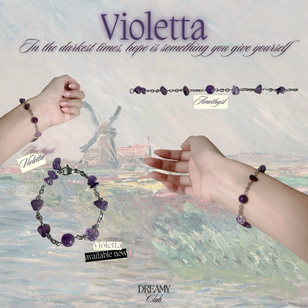 Violetta | amethyst กำไลหิน อเมทิสต์