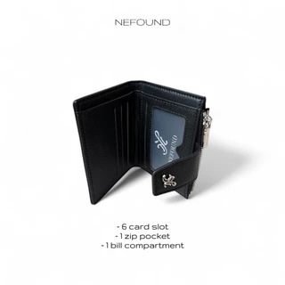 WT01 NEFOUND กระเป๋าเงินใบสั้น หนัง PU Premium