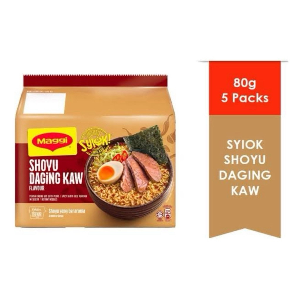 Maggi Syiok Instant Noodles ขนาด 5x77gบะหมี่กึ่งสำเร็จรูประดับพรีเมียมจาก Nestlé ราคา ถูกที่สุด ดีลบีเคเค แกลเลอรีภาพที่ 5