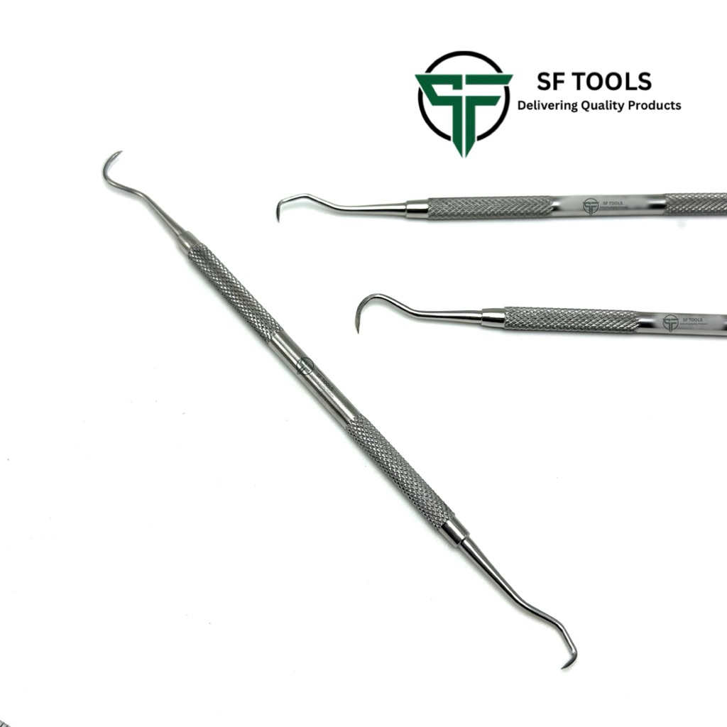 เครื่องมือขูดหินปูน ซิกเกิลฟันหลัง (Posterior Sickle Scaler) สแตนเลสเกรดพรีเมียม สำหรับฟันกราม