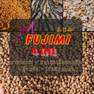 อาหารเต่า fujimi สารอาหารครบถ้วน ผสมอาหารเม็ด กุ้งแห้ง ปลาแห้ง หนอนนกแห้ง อาหารเต่าน้ำ เต่าญี่ปุ่น🐟🦐🐛🐢