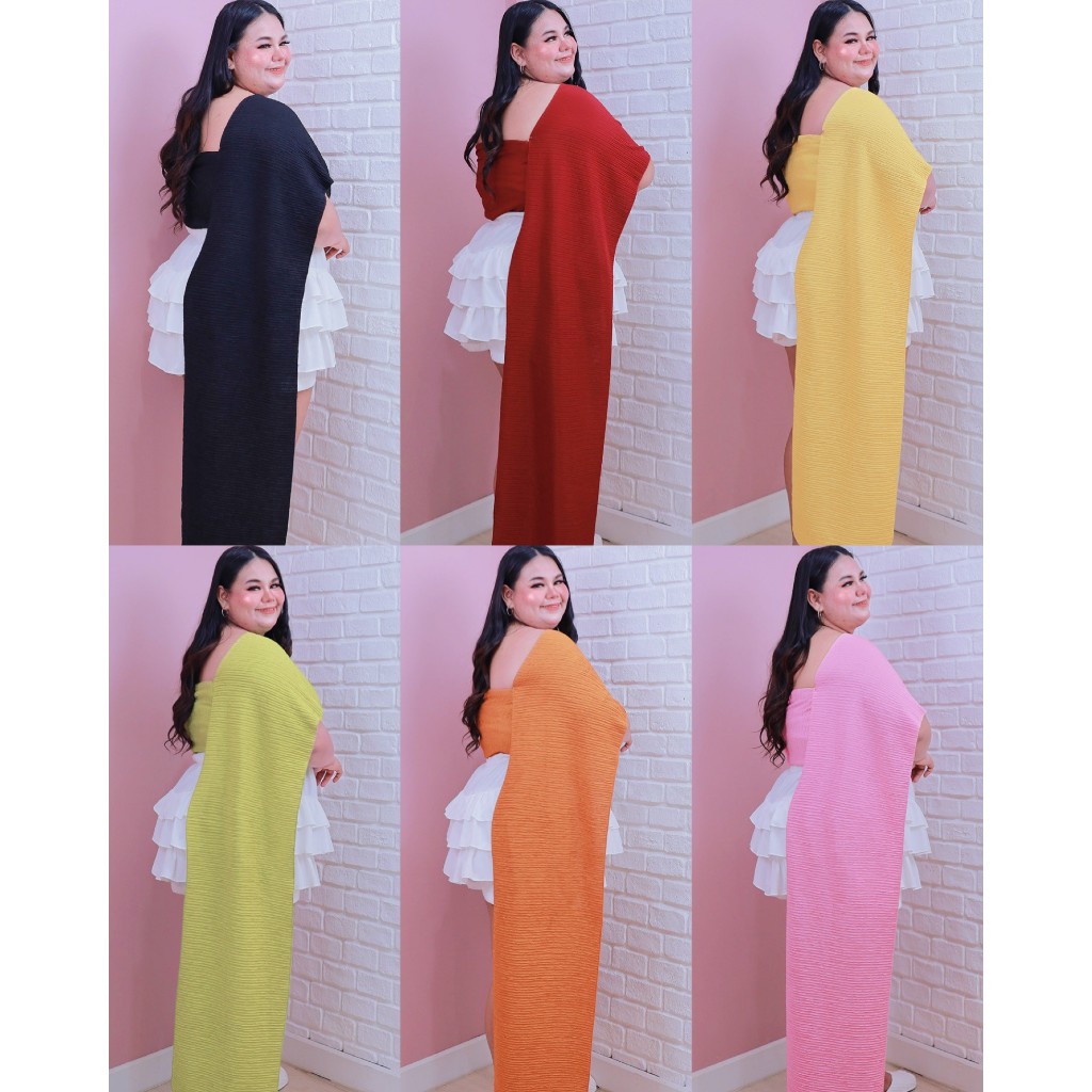 [ ส่งฟรี 🔥 ] A353/A355 สไบลายดอก สไบสีพื้นไซส์ใหญ่ อก 60" มีเกาะอกในตัว สไบสาวอวบ  เล่นสงกรานต์ ชุดสงกรานต์  เสื้อลายดอก