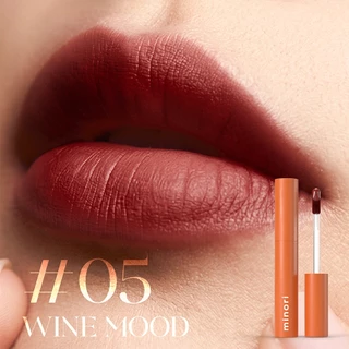 [ร้านค้าบริษัท] ลิปแมท กำมะหยี่ Minori Velvet Matte ติดทน ทั้งวัน บำรุงริมฝีปากให้อมชมพูดูเป็นธรรมชาติ